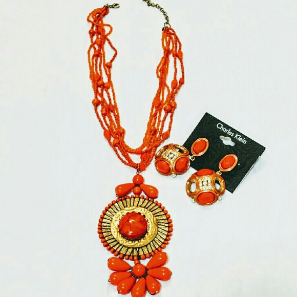 Necklace &earring set. - Picture 6 of 8